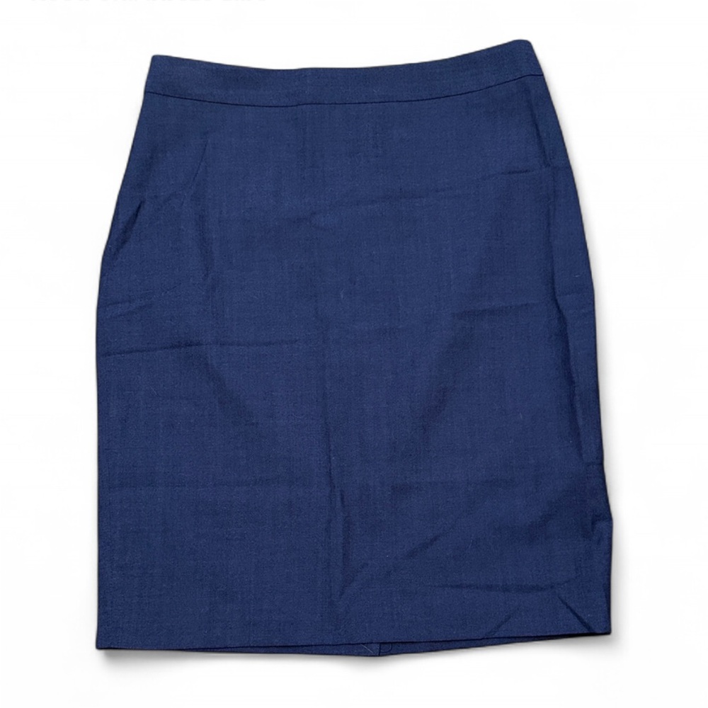 Banana Republic Women’s Navy Pencil Skirt Size 8 Wool Blend